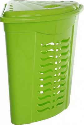 Кошик для білизни кутова зелена салатовий