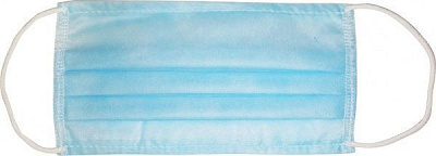 Маска 3-х слойная нестерильная на резинках 10 шт. М10