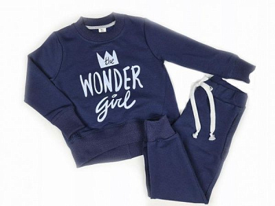 Спортивный костюм Luna Kids 1 д/д р.98 темно-синий 