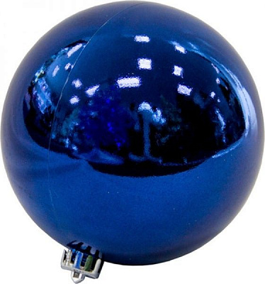 Шар пластиковый Девилон d150 однотонный глянцевый синий