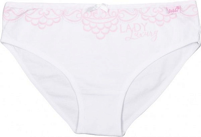 Трусики для девочек слипы Габби Узор р.116 белый с принтом 11384 