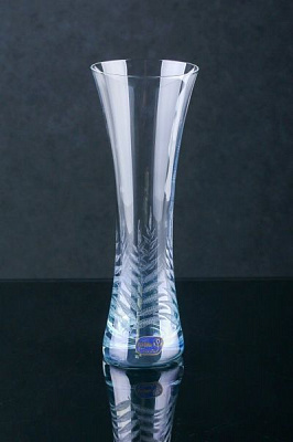 Ваза стеклянная прозрачная Q8848 19.5х7 см Bohemia