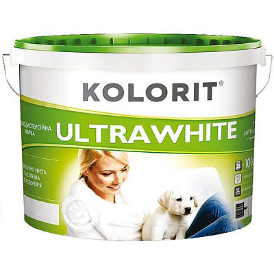 Фарба Kolorit Ultrawhite 3 л