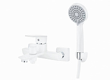 Смеситель для ванны Silver Kami PL белый с аксессуарами SLNY0893WH