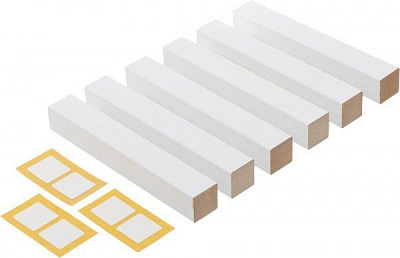 Брусок універсальний для плінтусів Paint-on FN Neuhofer Holz білий 18x18x122 мм