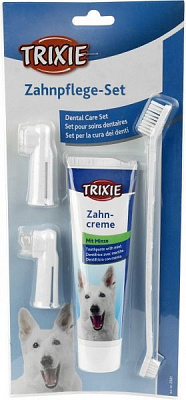 Набор TRIXIE Зубная паста с щеткой 2561