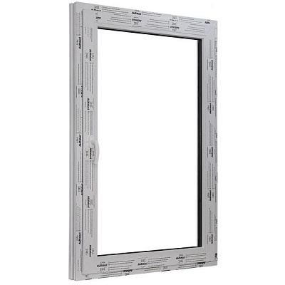 Окно поворотно-откидное ALMplast 60 800x1200 мм правое однокамерный стеклопакет 24 мм