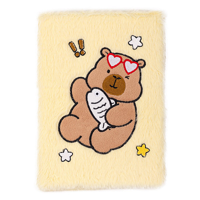 Блокнот плюшевый Forme CAPYBARA 16 А5 80 лист. KIDS Line