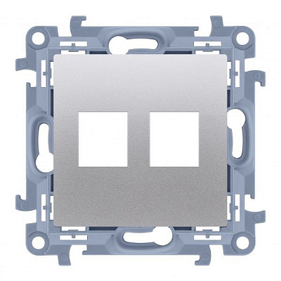 Розетка HDMI Simon 10 серебристый CKP2.01/43