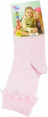 Шкарпетки дитячідля дівчаток Conte-Kids TIP-TOP 078 р.18 рожевий
