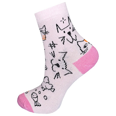 Носки детские для девочек Легка хода 9315 р. 14–16 светло-розовый