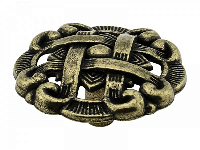 Мебельная ручка накладная DC K-135 G4 античная бронза