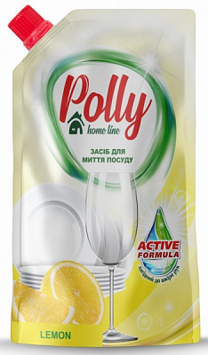 Засіб для ручного миття посуду POLLY Лимон 0,5л