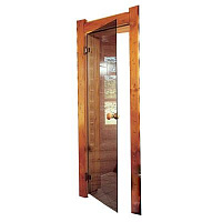Двері для сауни 690x1935 бронза-біанко