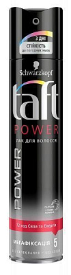 Лак для волос TAFT Power Кофеин мегафиксация 5 Power Кофеин 250 мл