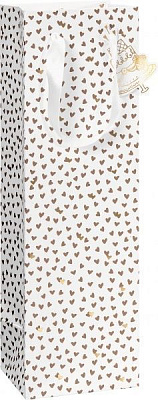 Пакет подарунковий Charlie white 11x10,5x36 см STEWO