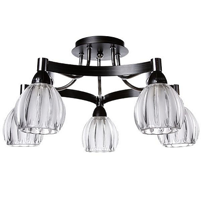 Люстра Altalusse INL-9246C-05 хром/венге