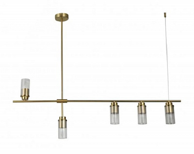 Люстра Miorro Scala 1135x100x790 мм 5x40 Вт E14 мідь 51-311-068