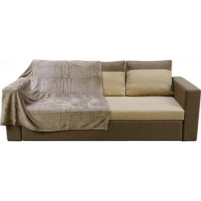 Плед La Nuit Basic Яшма 150x200 см коричневый