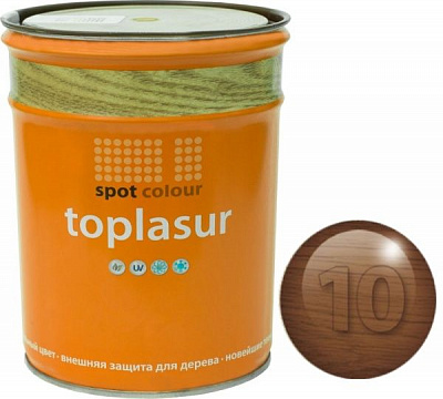 Лазур Spot Colour Toplasur №10 палісандр напівглянець 1 л