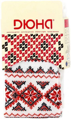 Колготки дитячі Duna 440 12-14 р.74-80 білий із малюнком