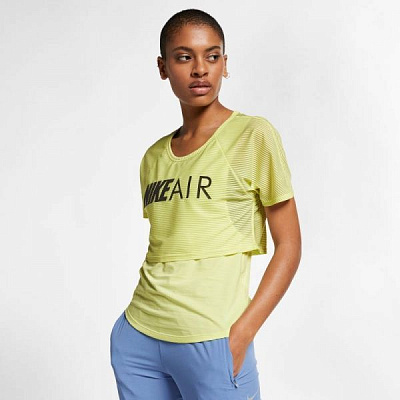 Футболка Nike W AIR TOP SS GX AT7953-335 XS зеленый