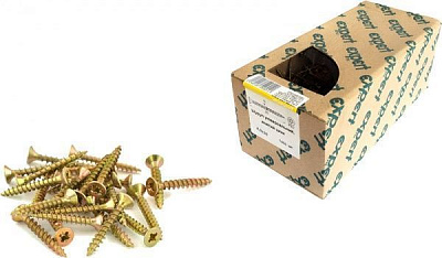 Шуруп универсальный потайная головка ЦЖ 4x30 мм 1000 шт EXPERT FIX