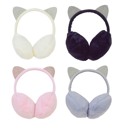 Наушники детские для девочки Shantou Кошачьи ушки р.one size в ассортименте UK5540 
