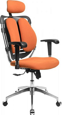 Крісло GT Racer X-L13 Fabric помаранчевий