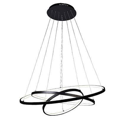Люстра светодиодная Victoria Lighting с пультом д/у 150 Вт черный Hongkong/SP3 black 