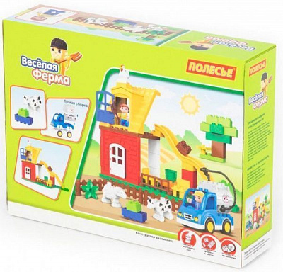 Конструктор Полесье Веселая ферма 77578