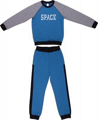 Спортивний костюм Luna Kids р.140 сірий із синім 103613