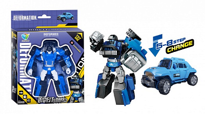 Робот-трансформер Qunxing Toys Полицейская машина 788-23Y_B 