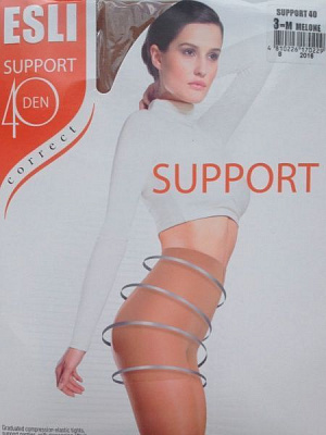Колготки ESLI Support 40 den Melone р. 3 натуральний 1 шт.