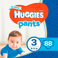 Підгузки-трусики Huggies Boy 3 6-11 кг 88 шт.