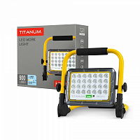 Прожектор світлодіодний Videx LED Titanum акумуляторний 20 Вт IP65 чорний/жовтий 27549 