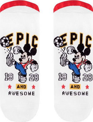 Шкарпетки дитячі Conte-Kids Disney Sport 17С-171СПМ ультракороткі 370 р.22 білий