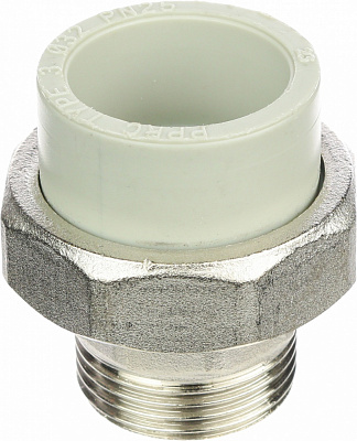 Муфта роз'ємна із зовнішнім різьбленням ETS ППР d32х1”