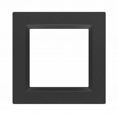 Рамка одномісна Simon 10 універсальна чорний матовий CR1/49