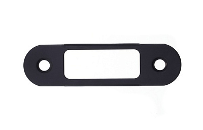 Планка зворотна STV чорна 80 мм 22 мм для магнітного замка