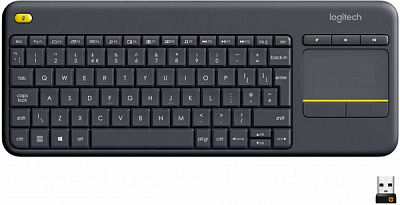 Клавіатура Logitech Wireless Touch Keyboard K400 Plus (L920-007145) black