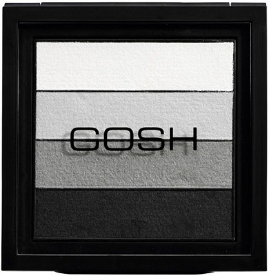 Тіні для повік Gosh Smokey eye shadow Кватро Смоки Айс 01 black/grey 01 black/grey 8 г 8 мл