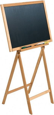 Мольберт двухсторонний Гойдалка (мел и маркер)