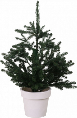 Искусственная елкаВенская 0,7 м зеленая в горшке зеленый 