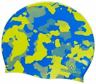 Шапочка для плавання TECNOPRO Cap Silicone X Junior 289412-900687 one size синьо-жовтий