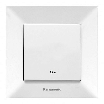 Кнопка звонка Panasonic Arkedia Slim дверного автоматического белый 480300038