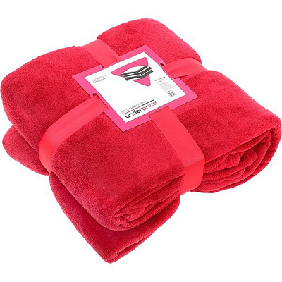 Плед мікрофібра Underprice бордо 200x220 см