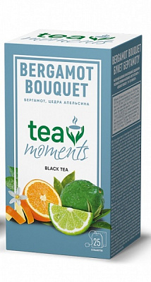 Чай черный Tea Moments Bergamot bouquet 25 шт. 45 г 
