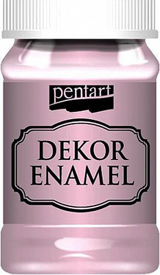 Краска акриловая розовая 100 мл Dekor Enamel Pentart