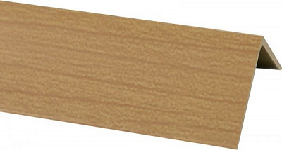 Уголок под дерево ольха светлая 25х25х2750 мм